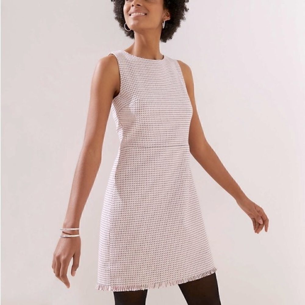 Loft pink Tweed dress